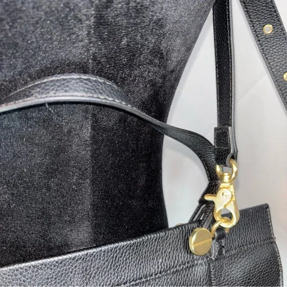 FOLEY and CORINNA Dione Black Satchel Tote Crossbody Bag